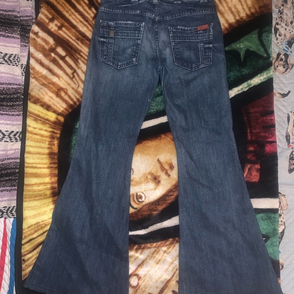 7 For All Mankind Y2K Flare Kim K Jeans - Picture 7 of 13